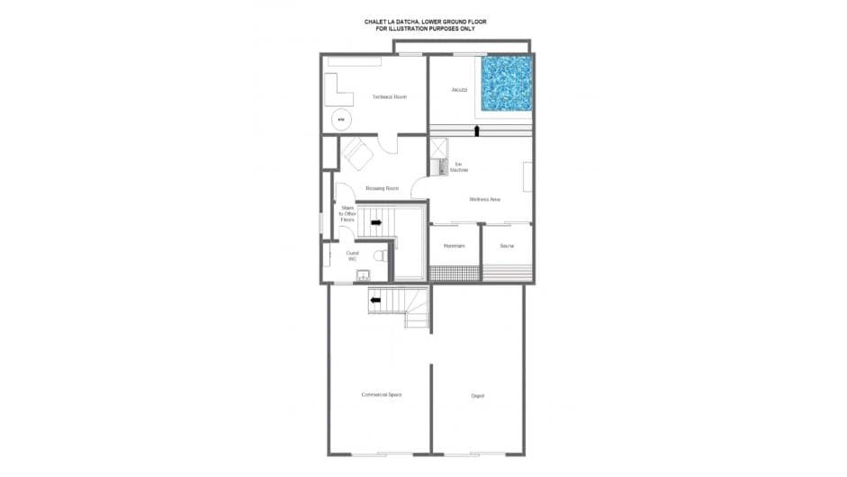CHALET LA DATCHA, VERBIER, SWITZERLAND floorplan - The Chalet Edit