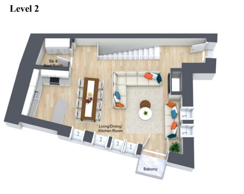 Chalet Ceres, Val D'isere floorplan - The Chalet Edit