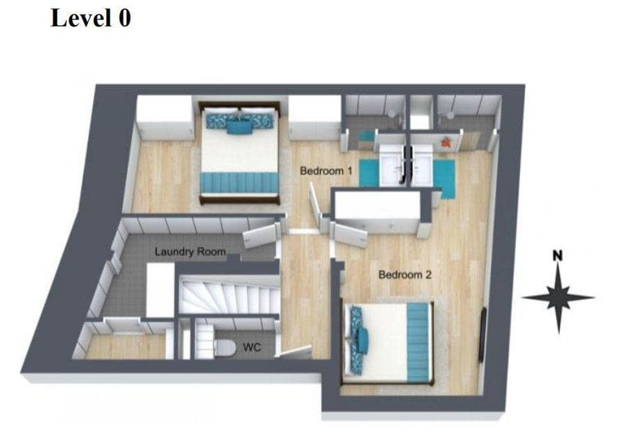 Chalet Luna, Val D'Isere floorplan - The Chalet Edit