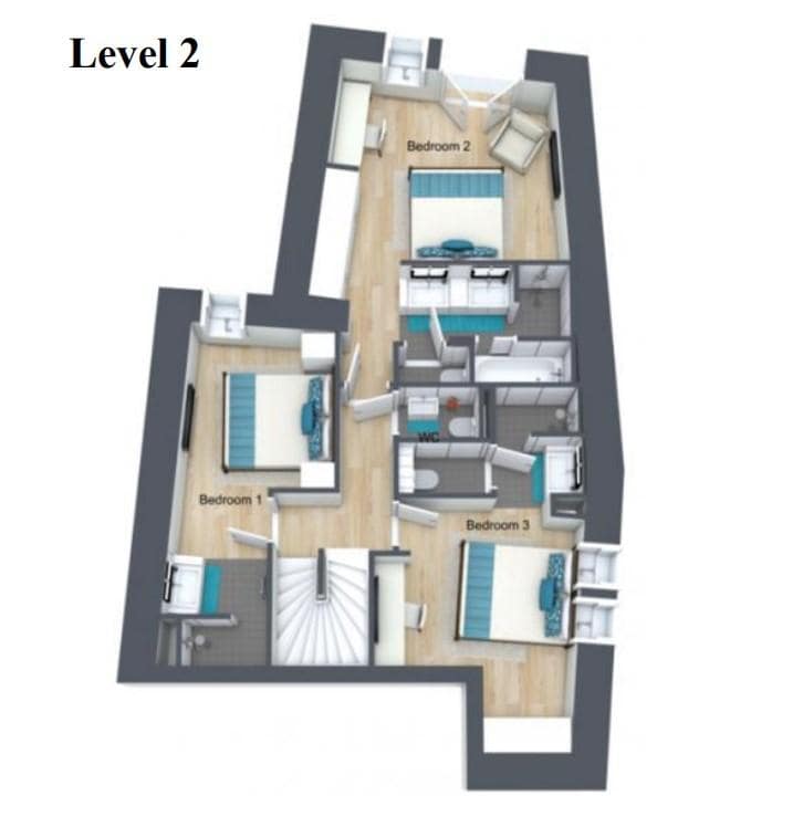 Chalet Aurora, Val D'Isere floorplan - The Chalet Edit