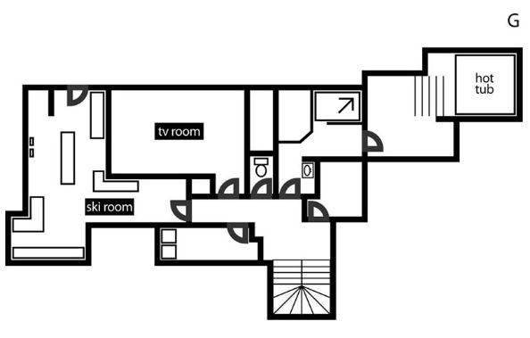 Chalet Alaska, Courchevel 1850 floorplan - The Chalet Edit