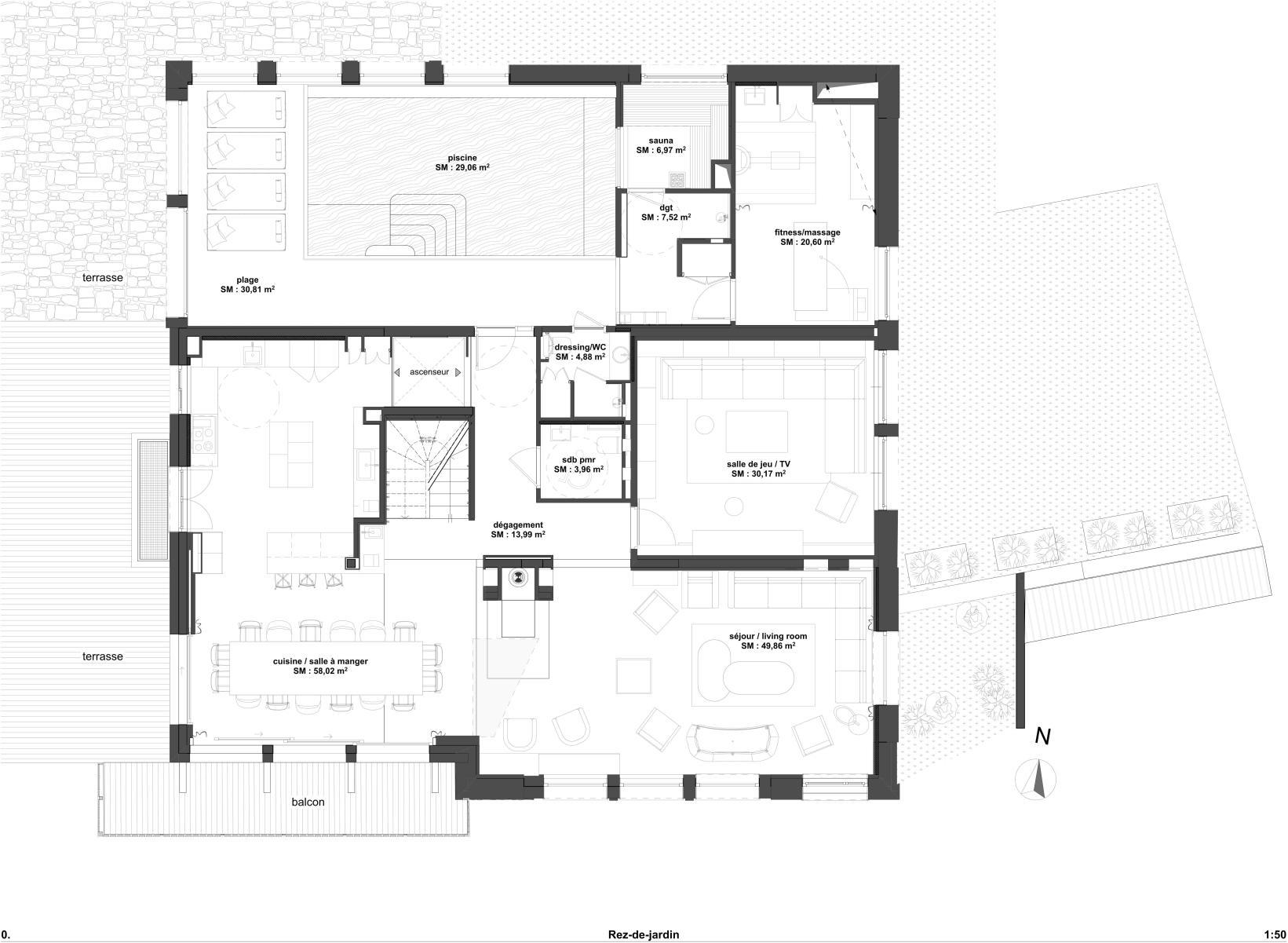 Granite Mountain Lodge, Chamonix floorplan - The Chalet Edit