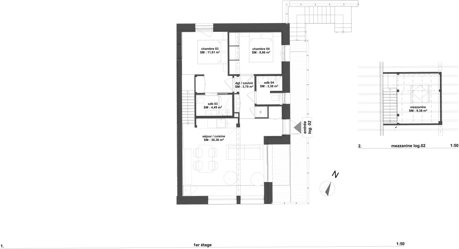 Granite Mountain Lodge, Chamonix floorplan - The Chalet Edit