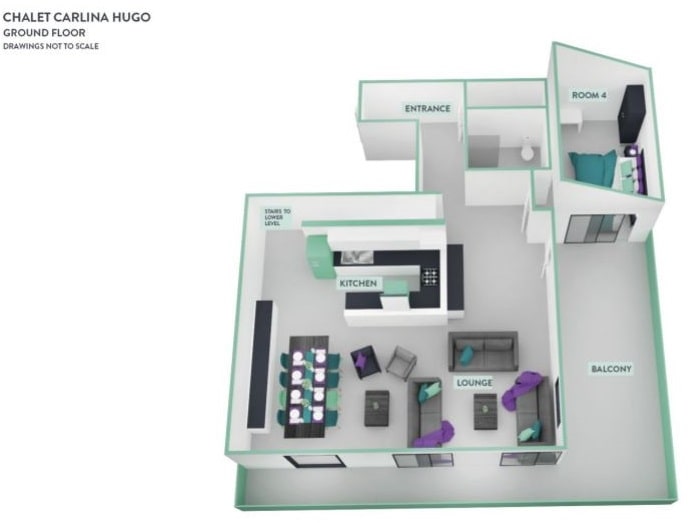Chalet Hugo, Belle Plagne floorplan - The Chalet Edit
