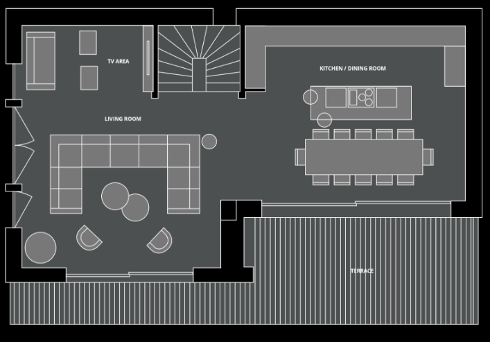 Chalet Tosca, Les Gets floorplan - The Chalet Edit