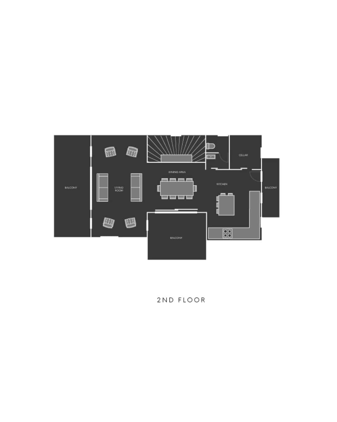 Chalet Doyen, Morzine floorplan - The Chalet Edit