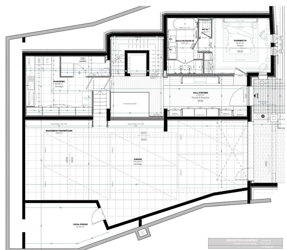 Chalet White Sand, Courchevel 1550 floorplan - The Chalet Edit