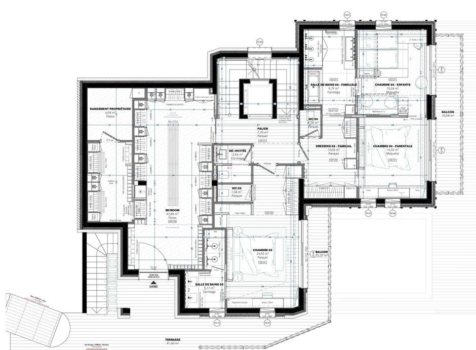 Chalet White Sand, Courchevel 1550 floorplan - The Chalet Edit