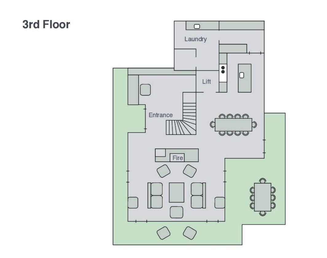 Chalet Teredo, Verbier floorplan - The Chalet Edit
