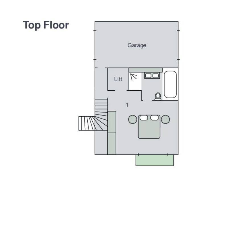 Chalet Teredo, Verbier floorplan - The Chalet Edit