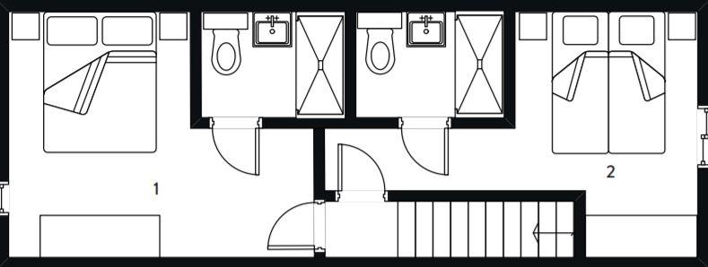 Chalet Marmotte, Meribel floorplan - The Chalet Edit