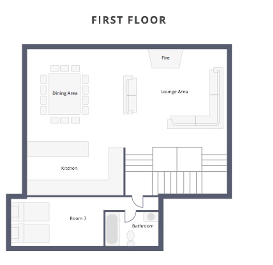 Chalet Bruyere, Meribel floorplan - The Chalet Edit