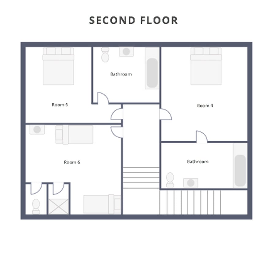 Chalet Bruyere, Meribel floorplan - The Chalet Edit