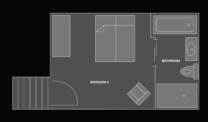 Chalet Sandjeman, Morize floorplan - The Chalet Edit