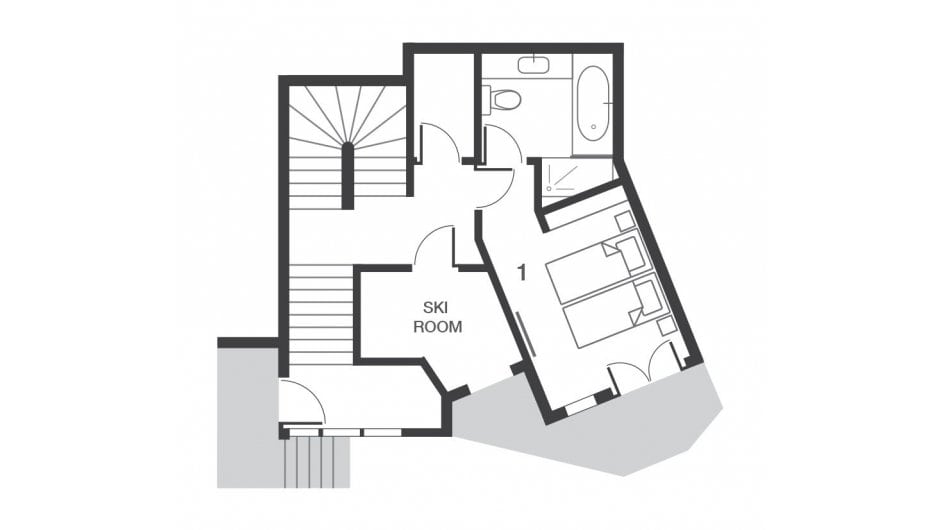 Chalet Ossetra, Avoriaz floorplan - The Chalet Edit