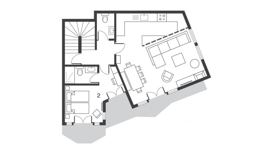 Chalet Ossetra, Avoriaz floorplan - The Chalet Edit