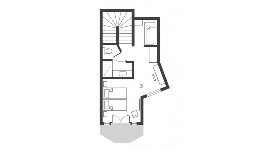 Chalet Ossetra, Avoriaz floorplan - The Chalet Edit