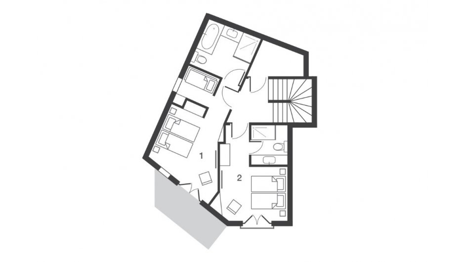 Chalet Kobuk, Avoriaz floorplan - The Chalet Edit
