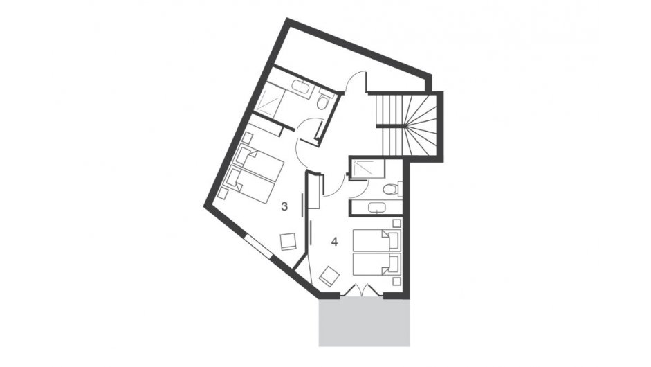 Chalet Kobuk, Avoriaz floorplan - The Chalet Edit