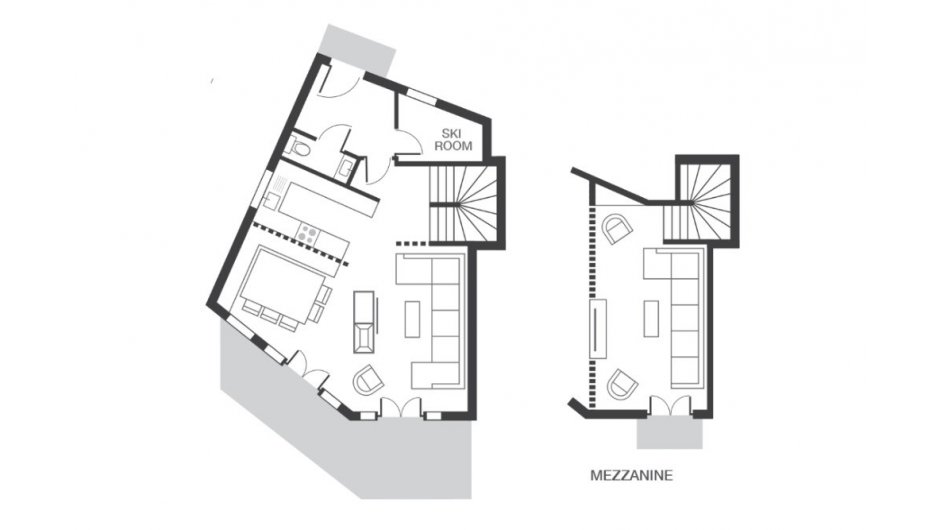 Chalet Kobuk, Avoriaz floorplan - The Chalet Edit
