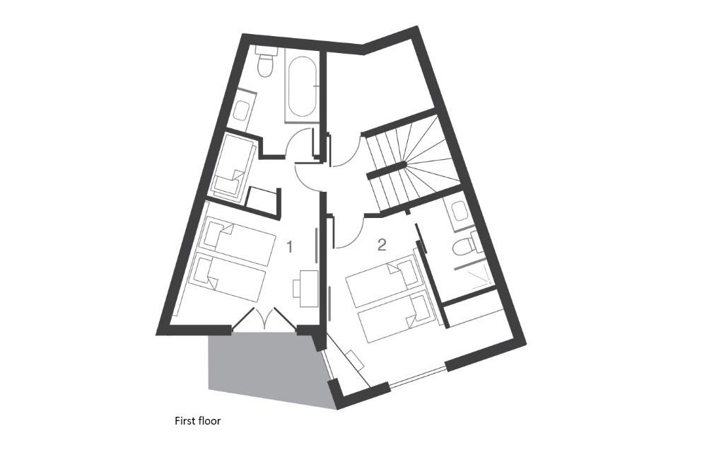 Chalet Kipnuk, Avoriaz floorplan - The Chalet Edit