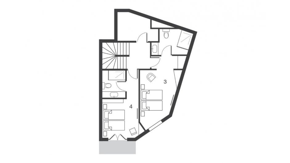 Chalet Kakisa, Avoriaz floorplan - The Chalet Edit