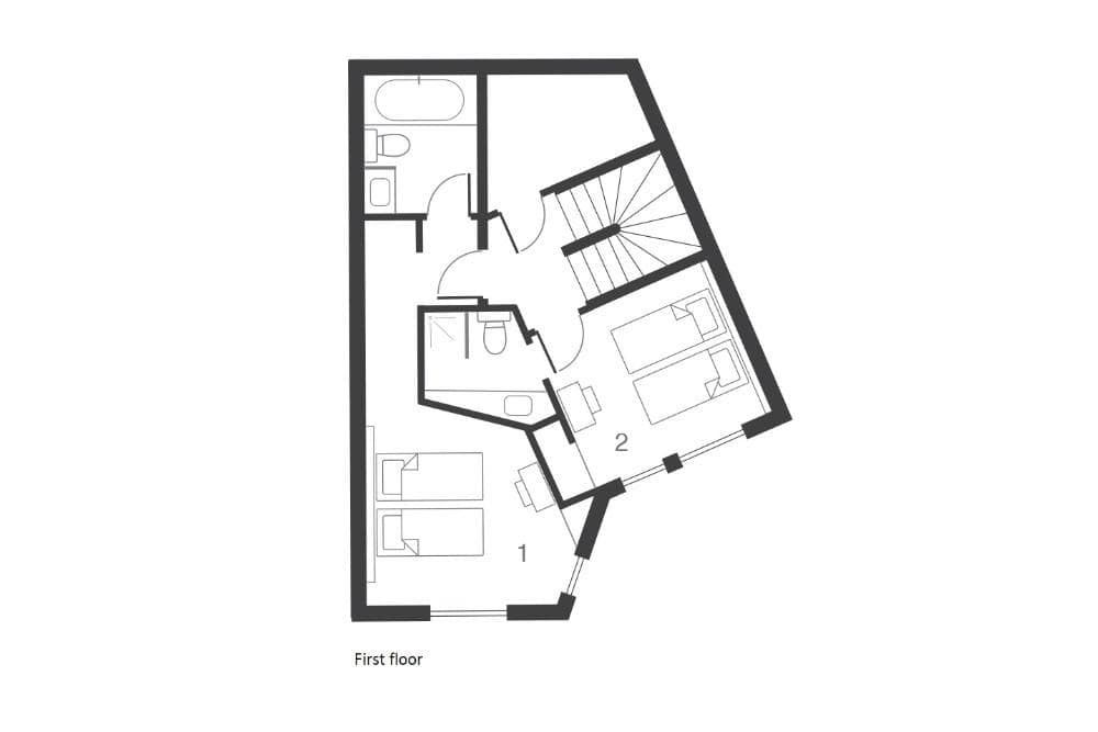 Chalet Ipaka, Avoriaz floorplan - The Chalet Edit
