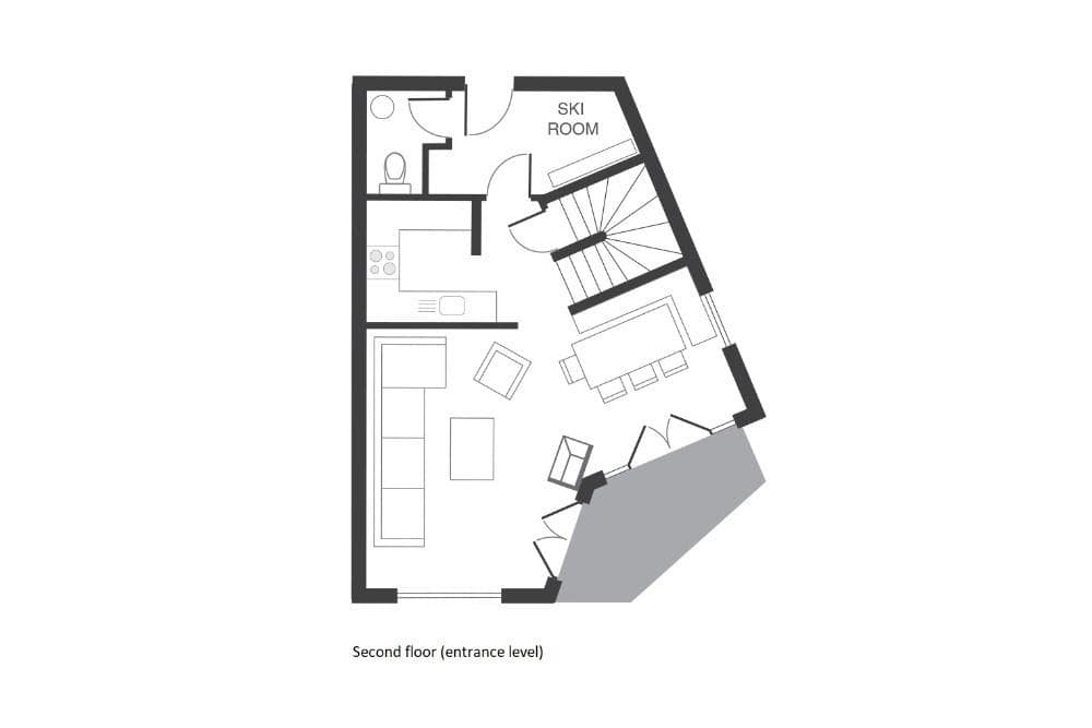 Chalet Ipaka, Avoriaz floorplan - The Chalet Edit