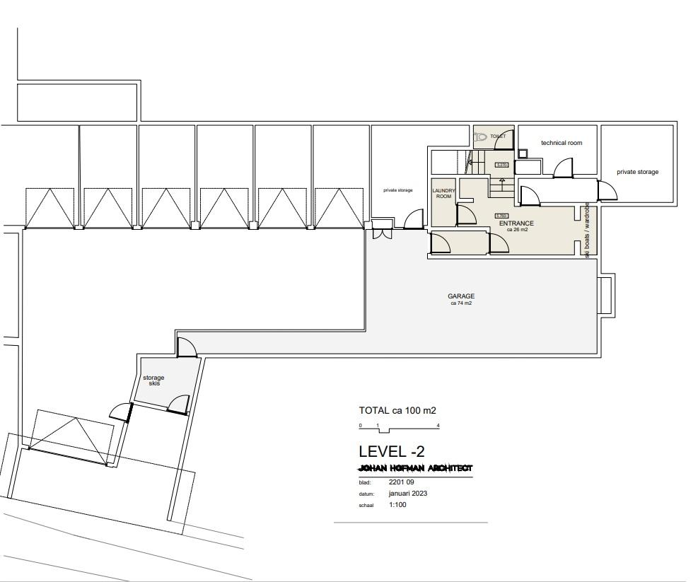Chalet Cheval Blanc, Meribel floorplan - The Chalet Edit