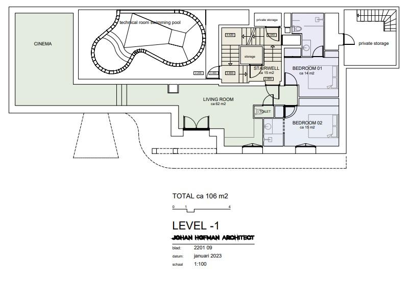 Chalet Cheval Blanc, Meribel floorplan - The Chalet Edit
