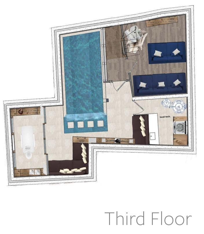 The White Chalet, Courchevel Le Praz floorplan - The Chalet Edit