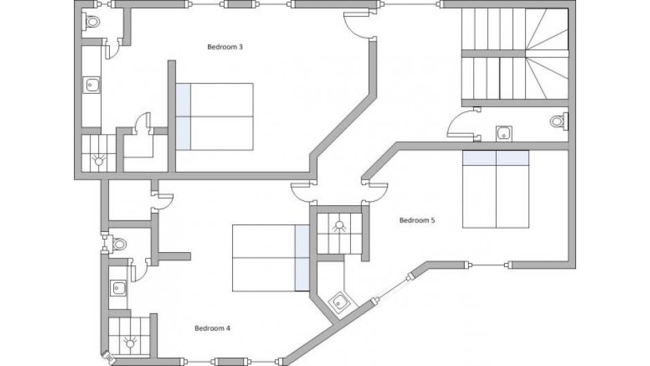 Chalet La Face, Val d'Isere floorplan - The Chalet Edit