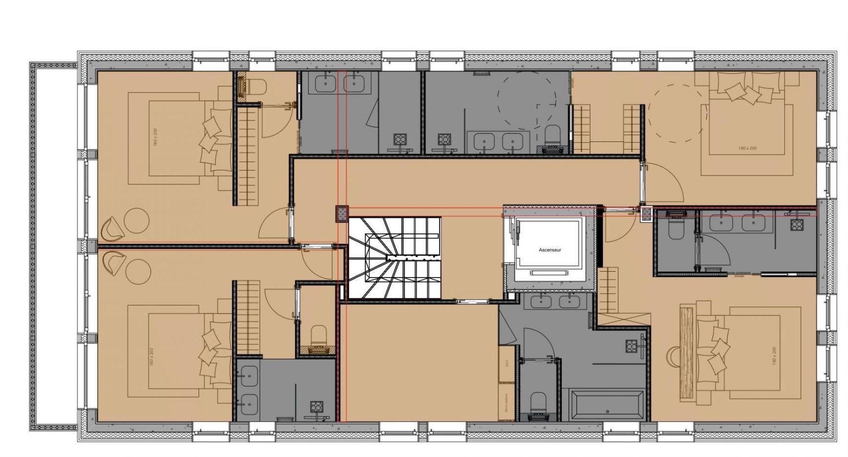 Chalet Kalinka, Meribel floorplan - The Chalet Edit
