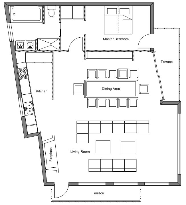 Chalet Cervinia, Val d'Isere floorplan - The Chalet Edit