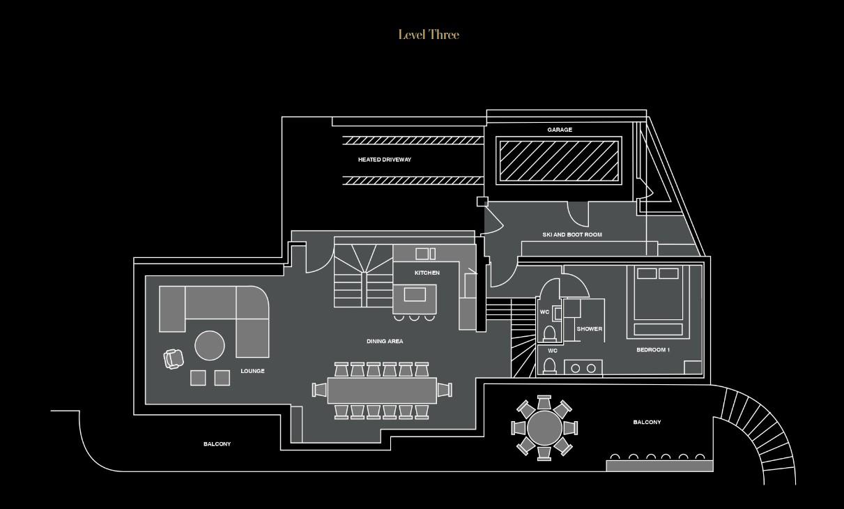 Chalet Mont Des Anges, Morzine floorplan - The Chalet Edit