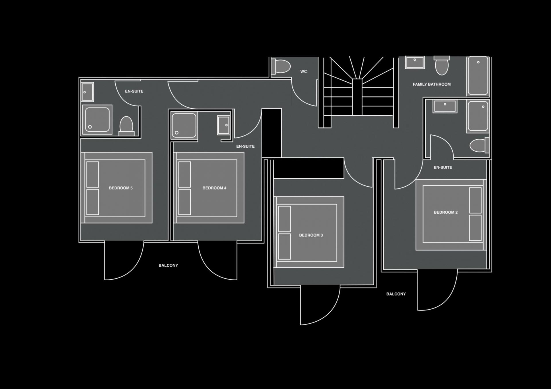 Chalet Mont Des Anges, Morzine floorplan - The Chalet Edit