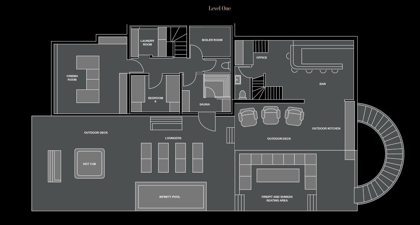 Chalet Mont Des Anges, Morzine floorplan - The Chalet Edit