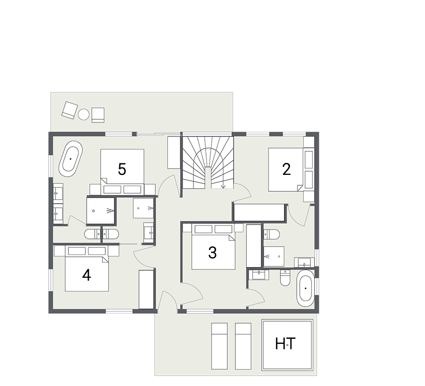 Chalet Nanook, Morzine floorplan - The Chalet Edit