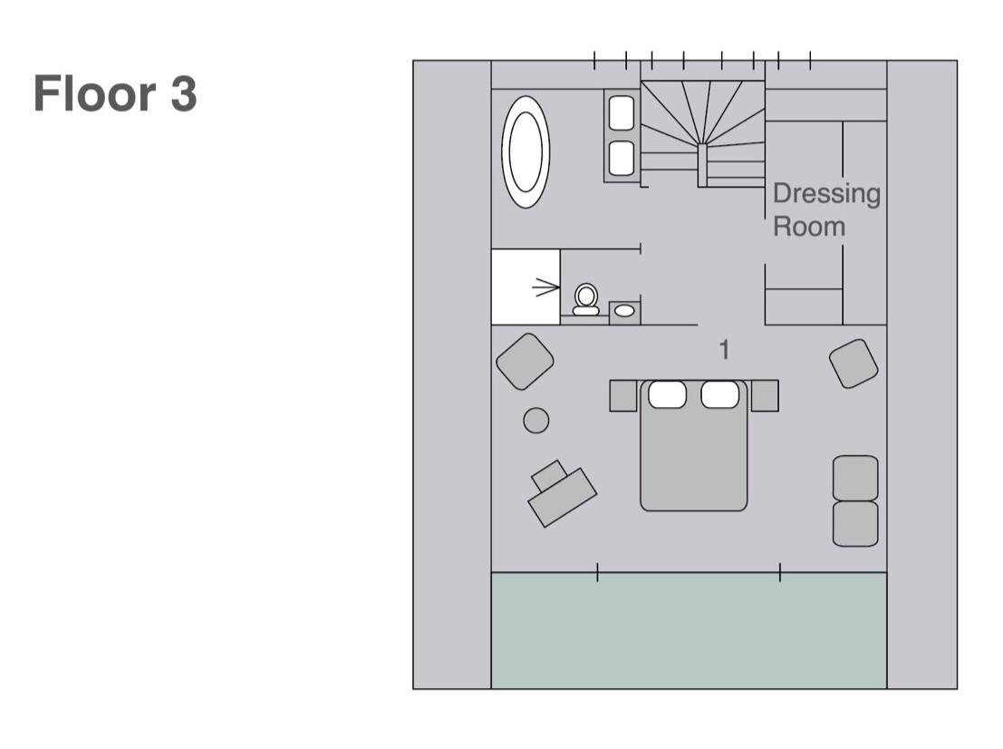 Chalet Kitsilano, Verbier floorplan - The Chalet Edit