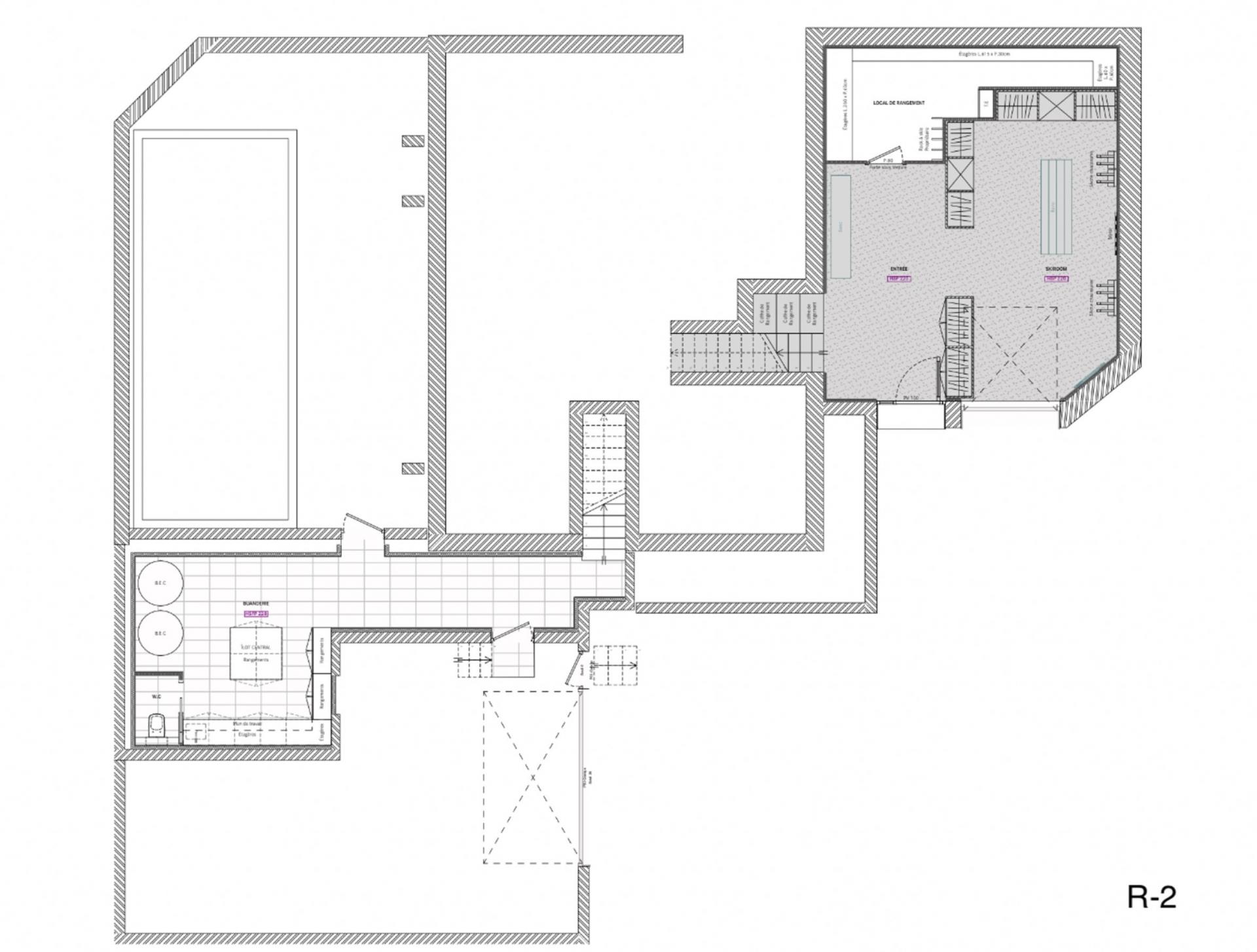 Chalet Le 1550, Courchevel 1550 floorplan - The Chalet Edit