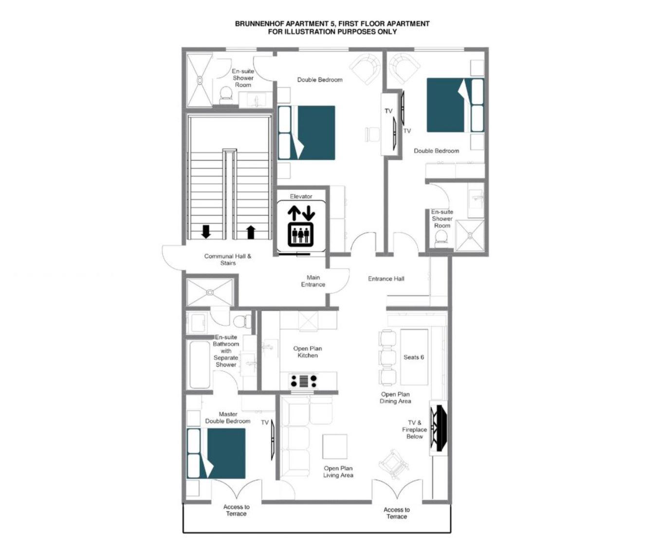Brunnenhof 5, Lech floorplan - The Chalet Edit