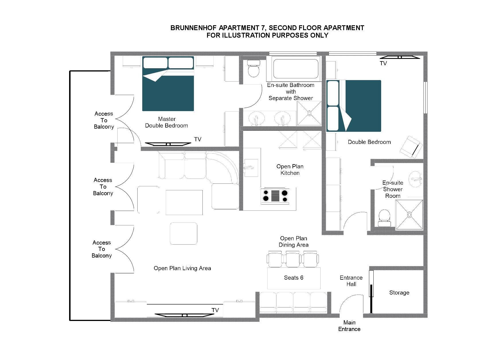 Brunnenhof 7 Lech floorplan - The Chalet Edit