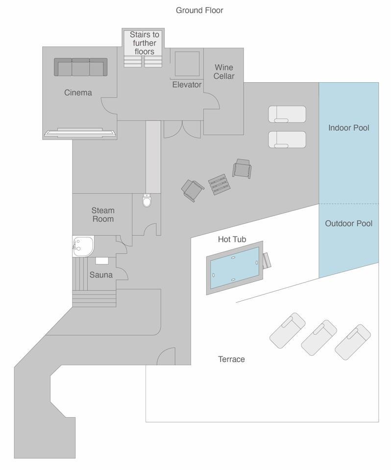 Chalet Sirocco, Verbier floorplan - The Chalet Edit