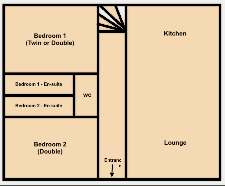 Chalet Cabri, Val d'Isere floorplan - The Chalet Edit