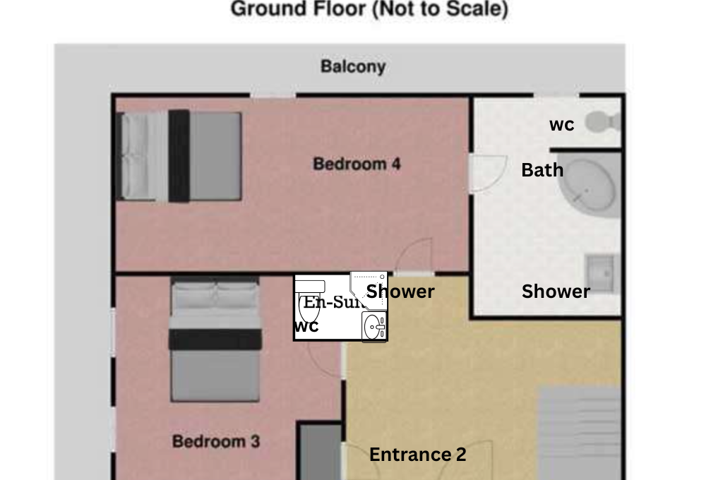 Chalet Ananda, Val d'Isere floorplan - The Chalet Edit