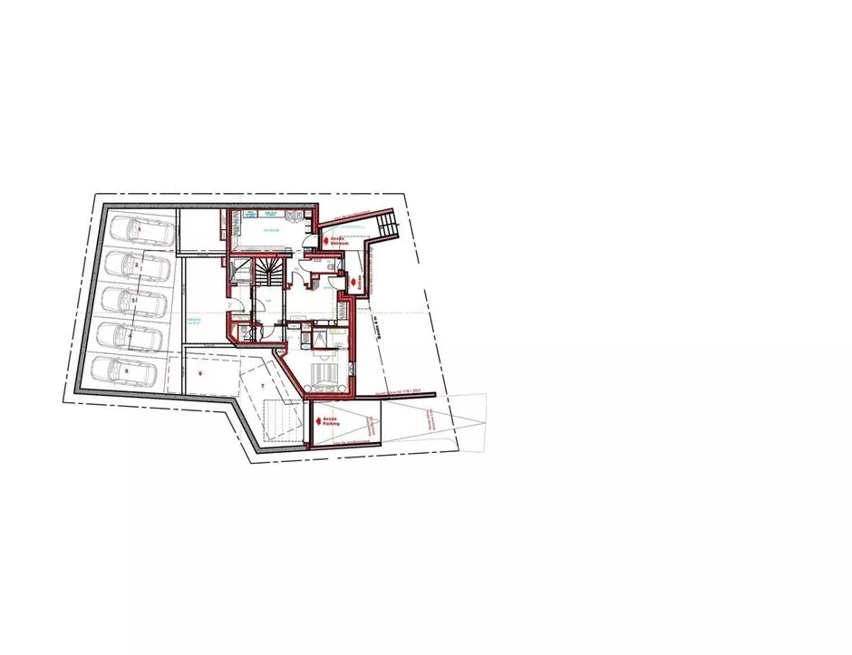 Chalet Elixir, Courchevel 1850 floorplan - The Chalet Edit
