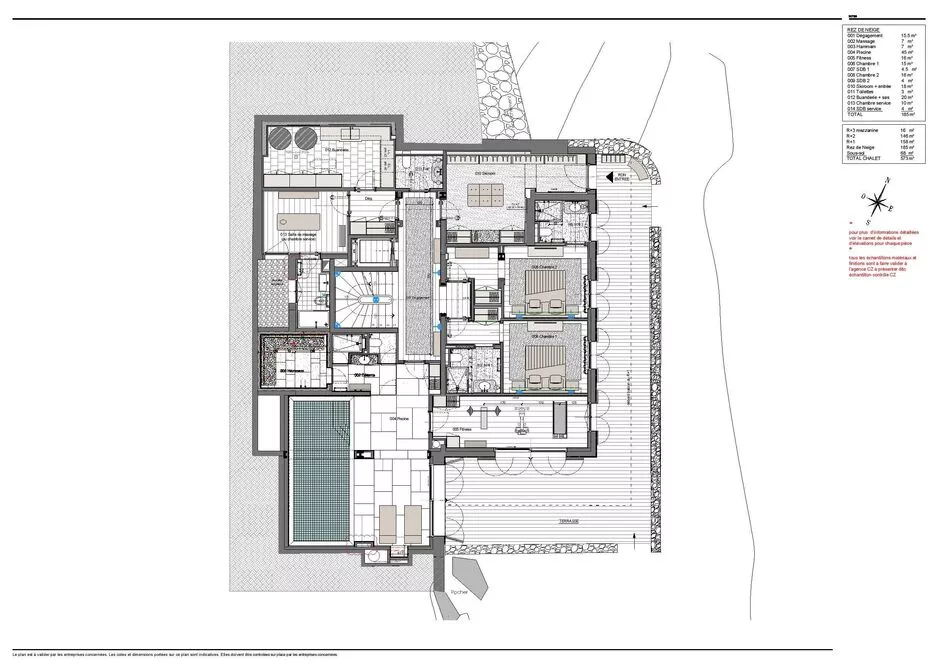 Lily Of The Valley, Courchevel 1850 floorplan - The Chalet Edit