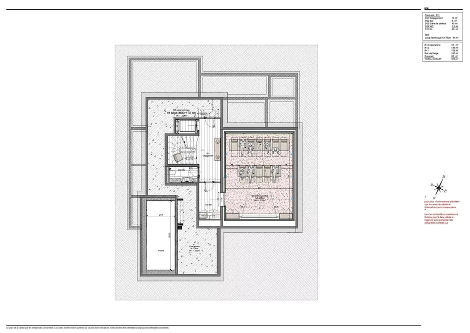 Lily Of The Valley, Courchevel 1850 floorplan - The Chalet Edit