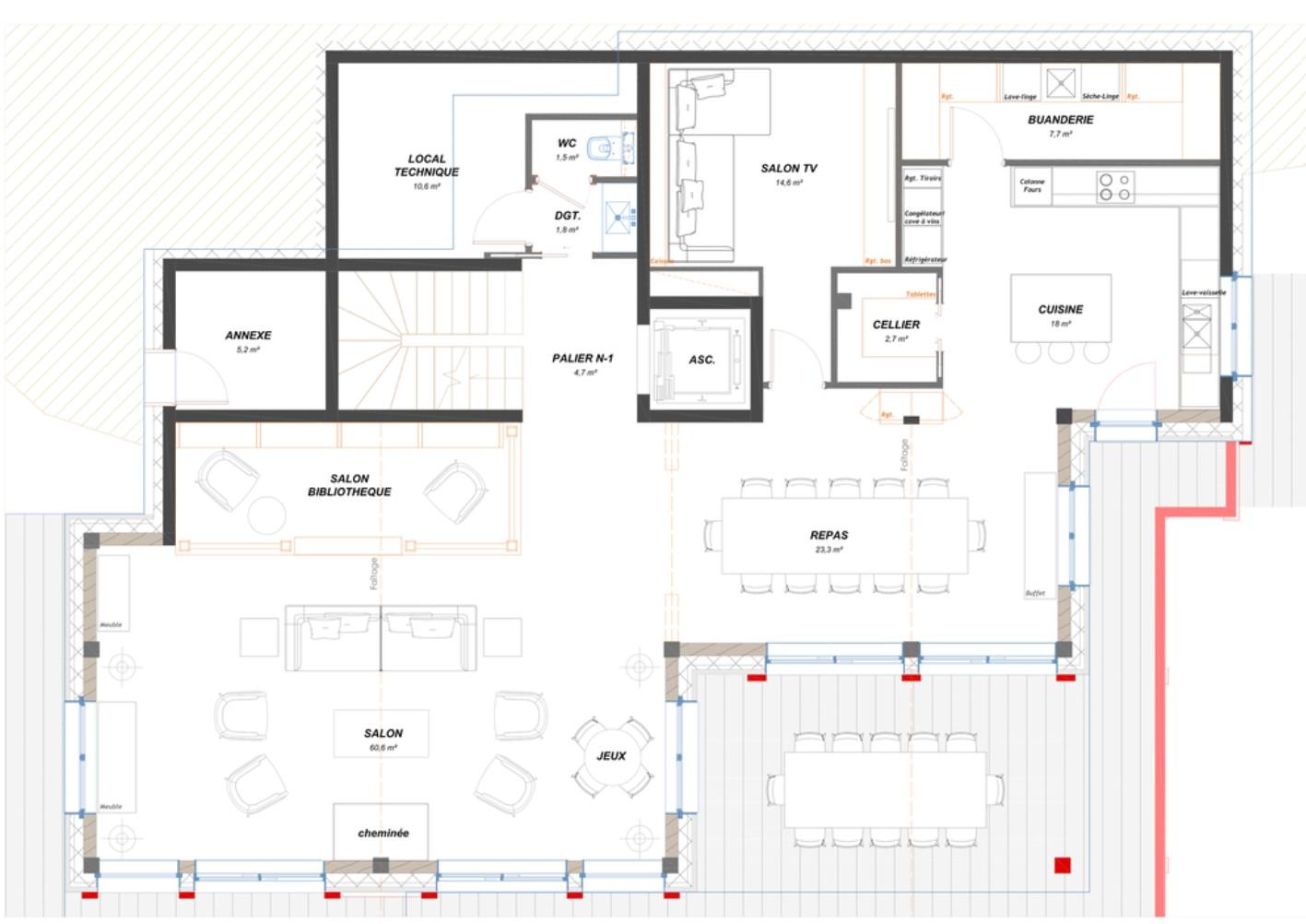 Chalet Myriam, Meribel floorplan - The Chalet Edit