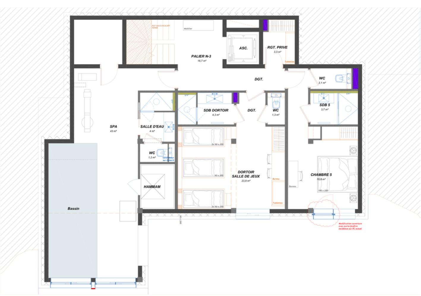 Chalet Myriam, Meribel floorplan - The Chalet Edit